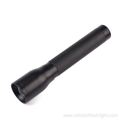 Black zoomable 10W LED 3D Flashlight